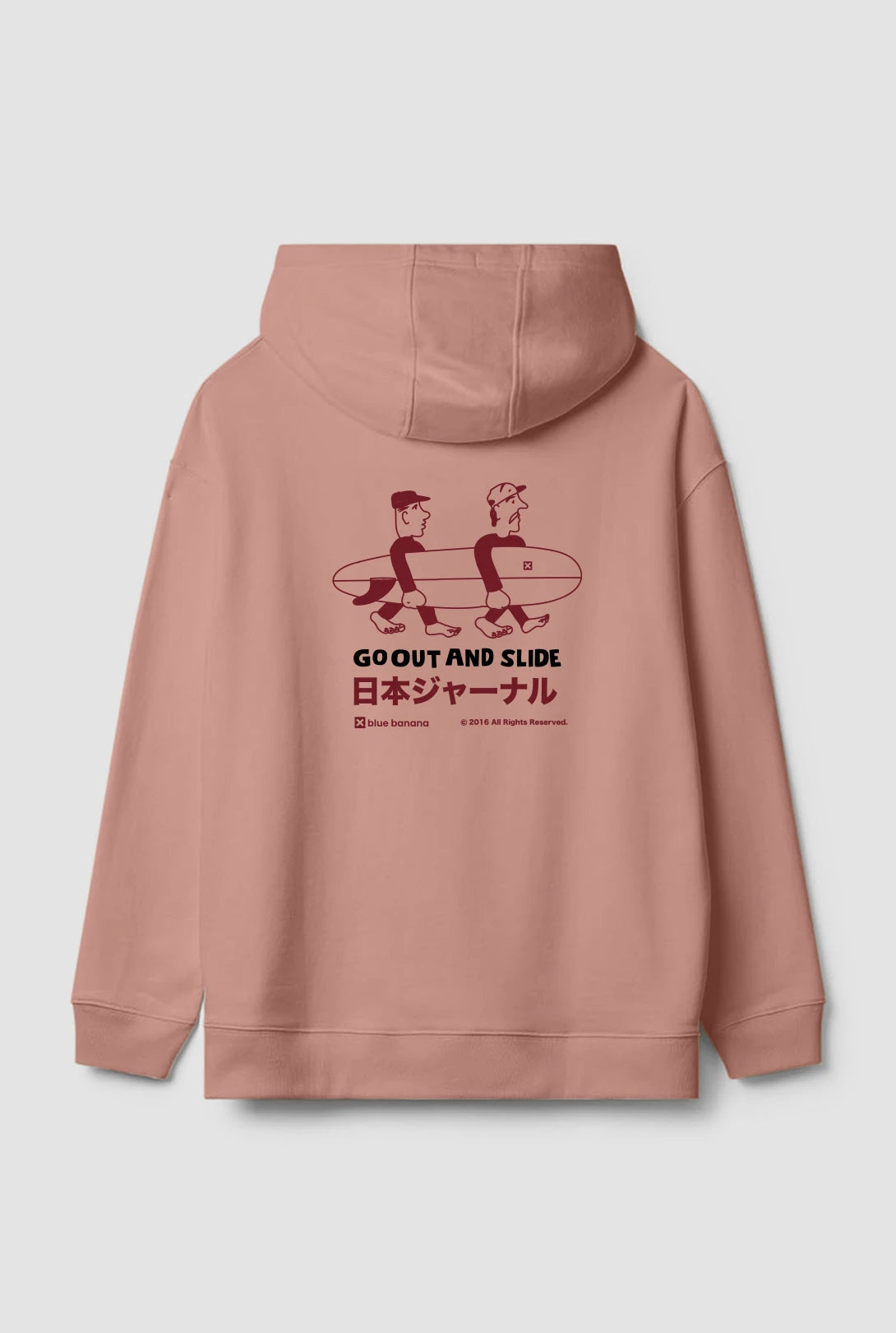 SUDADERA CON CAPUCHA COAST PEACH