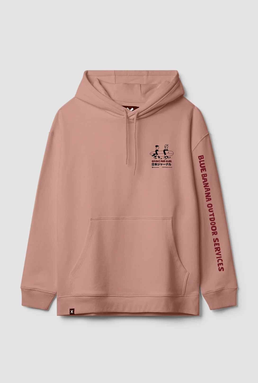 SUDADERA CON CAPUCHA COAST PEACH