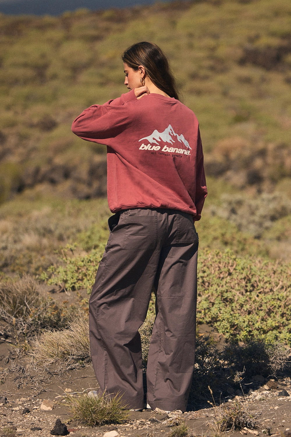 SUDADERA PEAK WINE