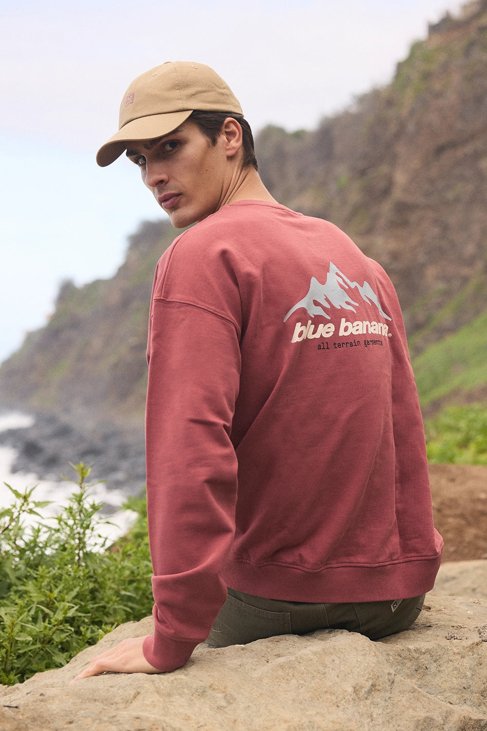SUDADERA PEAK WINE