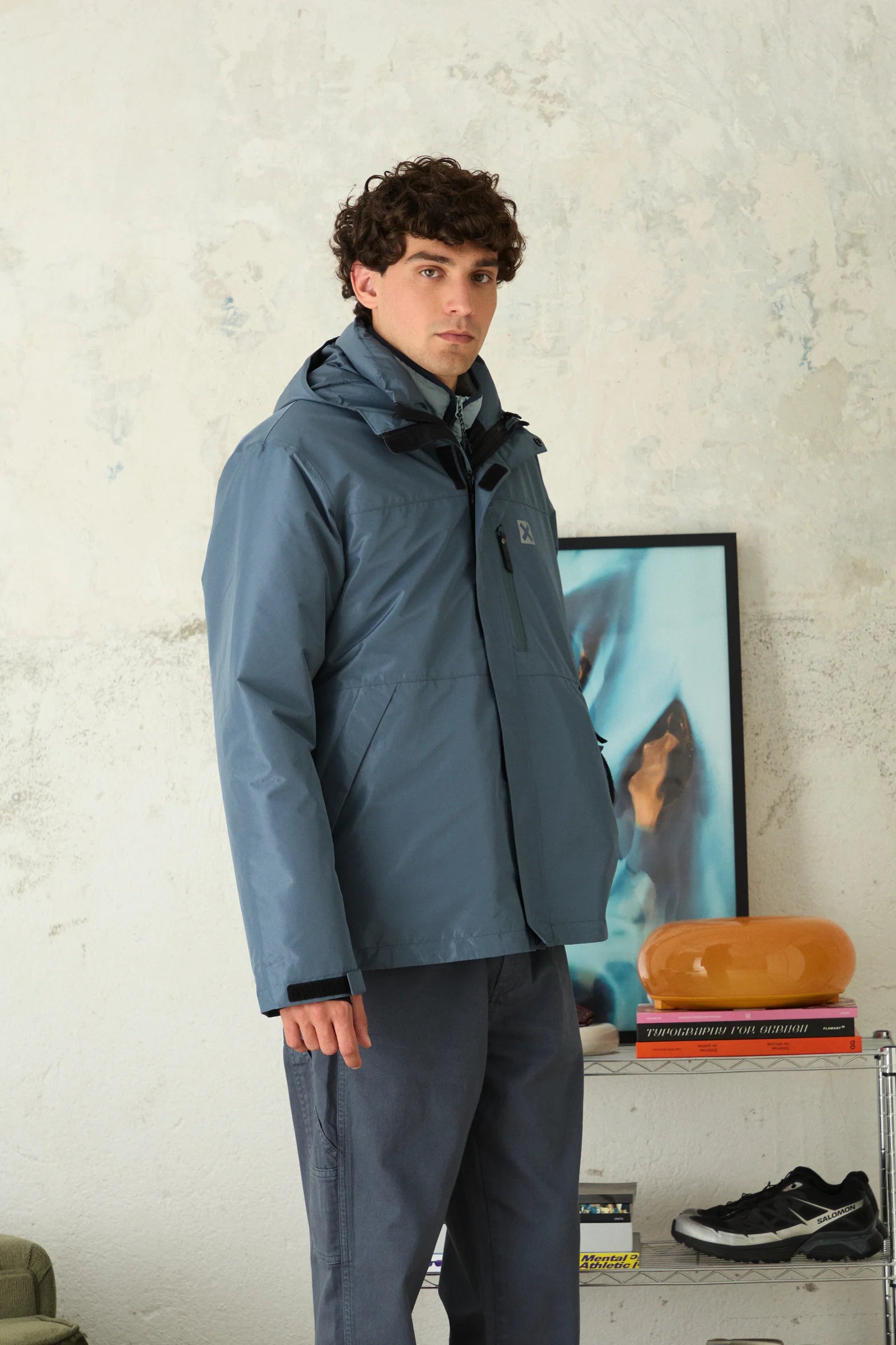 PACK ABRIGO JAMBO PETROL + SUDADERA CLASSIC BURGUNDY