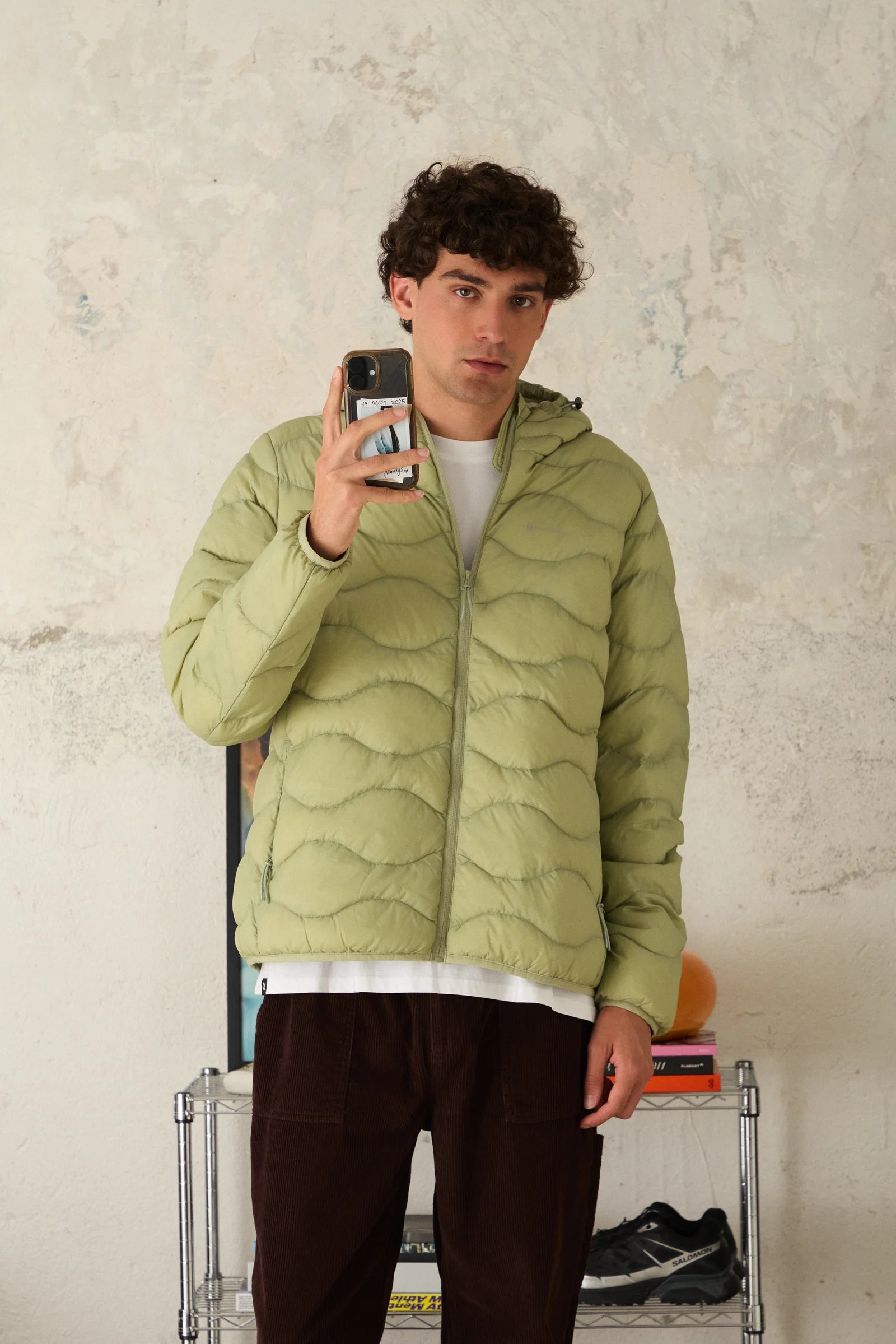 PACK PUFFER BLIZZARD PISTACHO + CAMISETA PATCH ANTRACITA