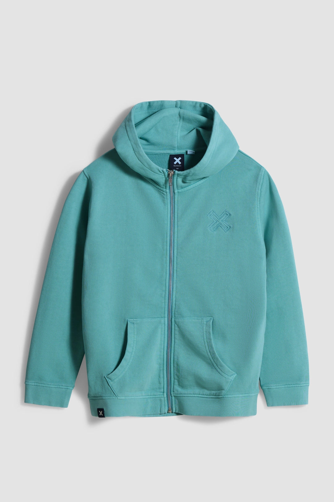 SUDADERA CON CAPUCHA FULL ZIP KIDS REEF ACQUA