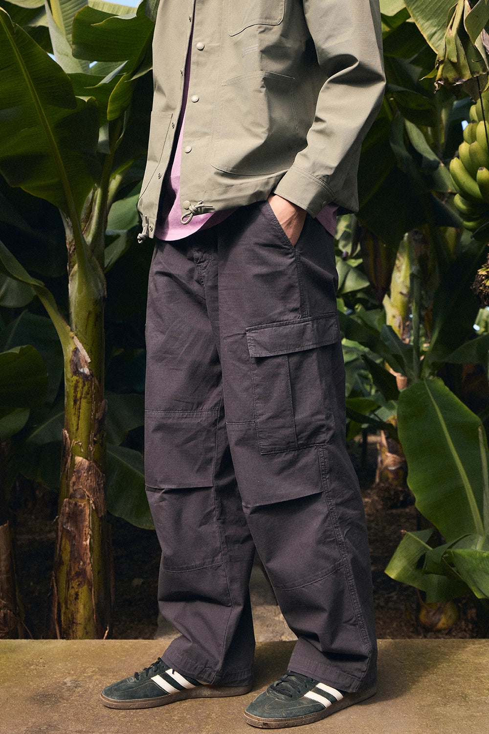 PANTALÓN CARGO RIPSTOP ANTRACITA