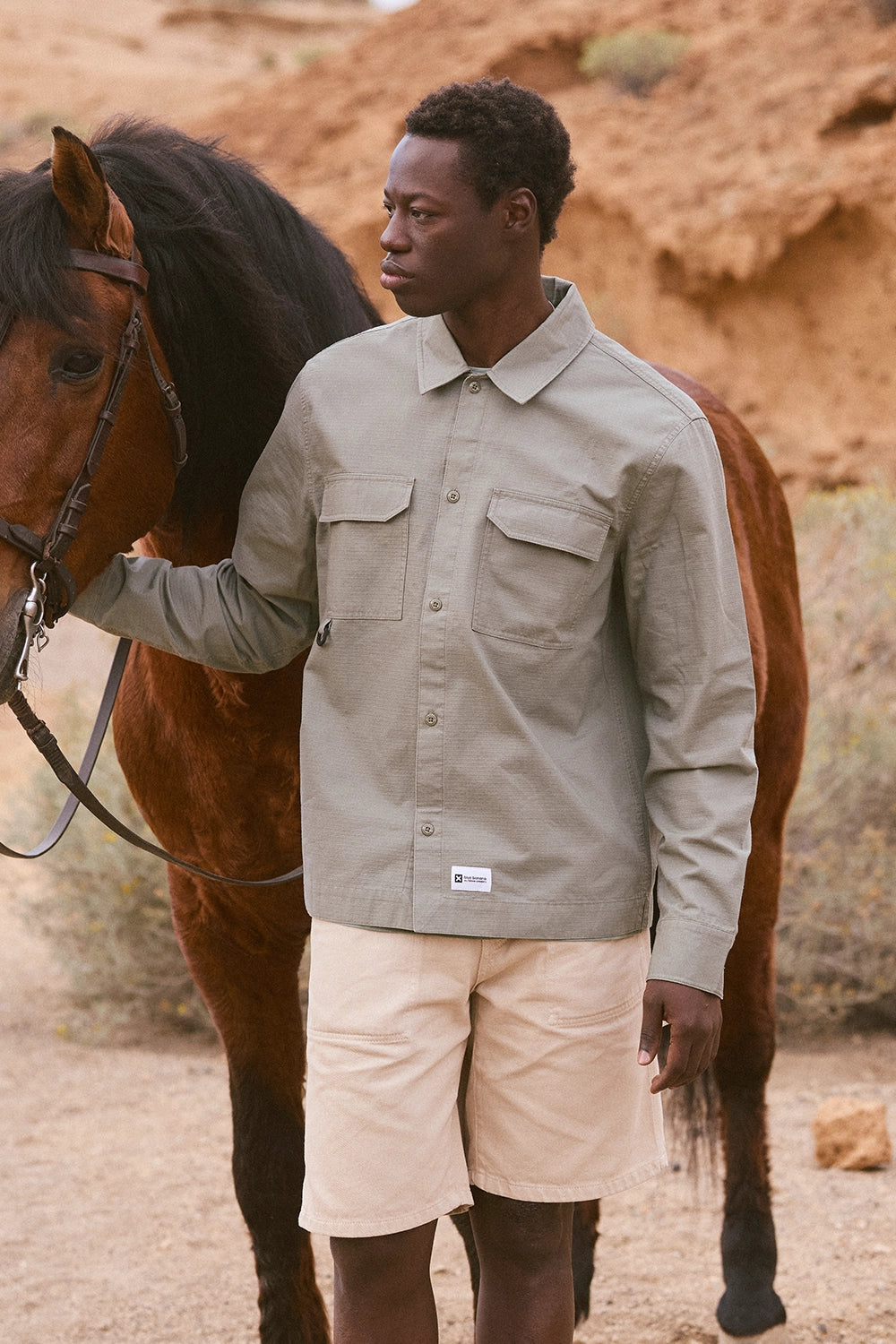 CAMISA RIPSTOP OLIVE GREEN