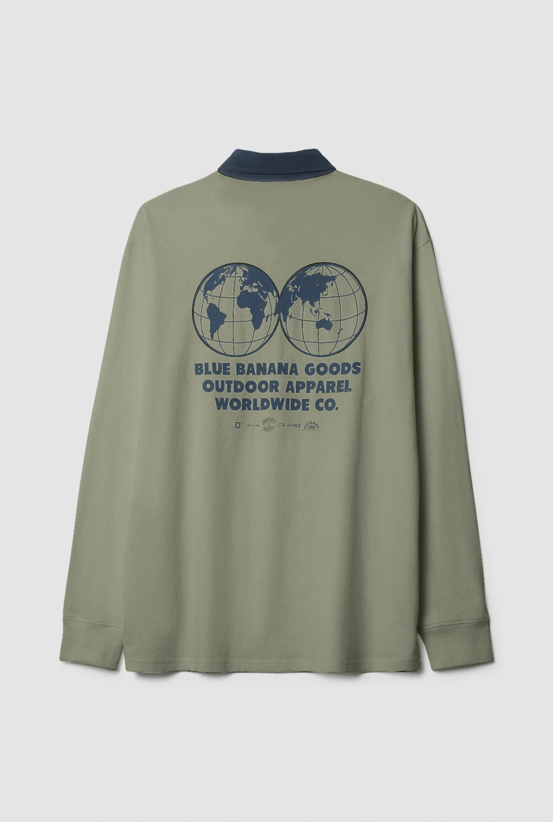 POLO MANGA LARGA ATLAS SAGE