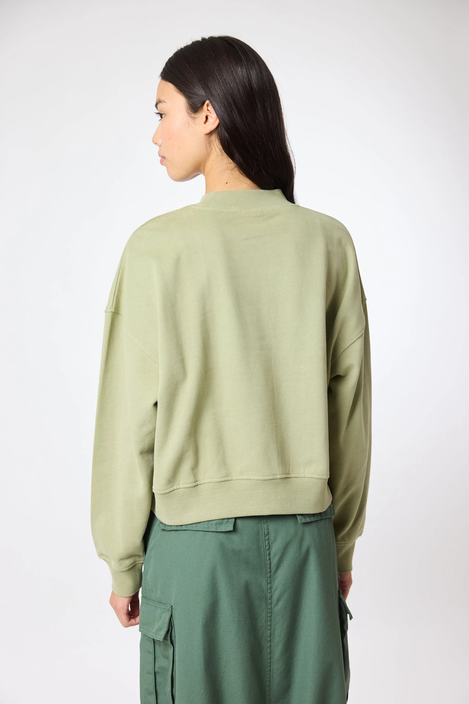 SUDADERA MUJER HEART SAGE thumbnail