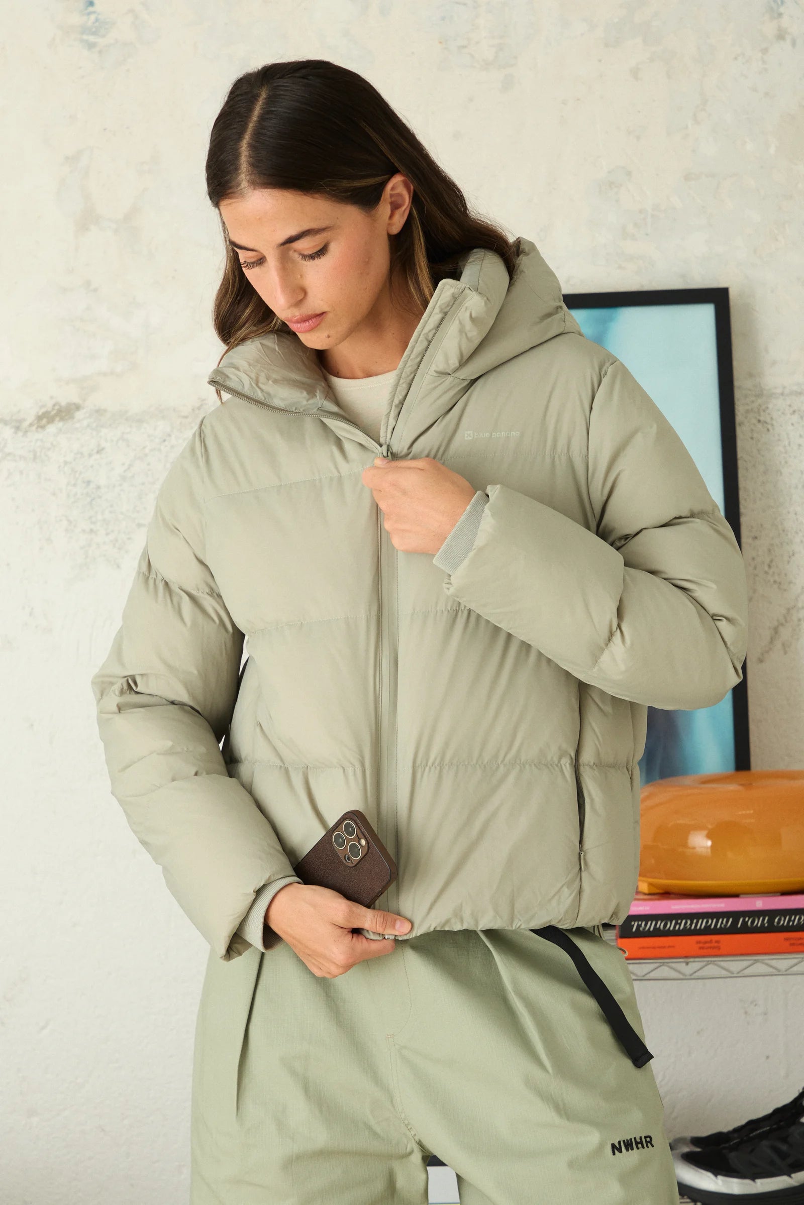 PUFFER MUJER YARI SAGE thumbnail