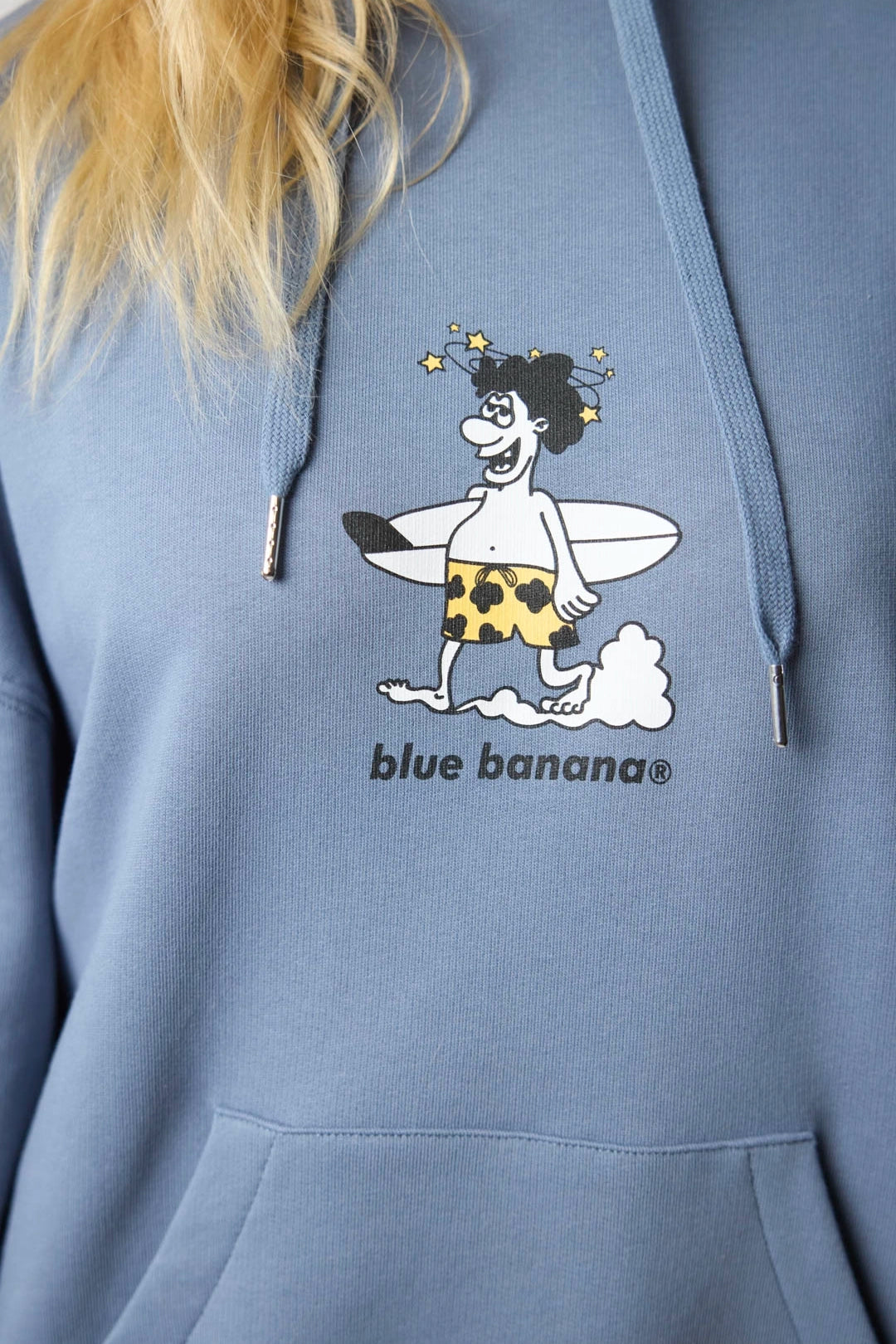 SUDADERA CON CAPUCHA WIPEOUT SKY BLUE