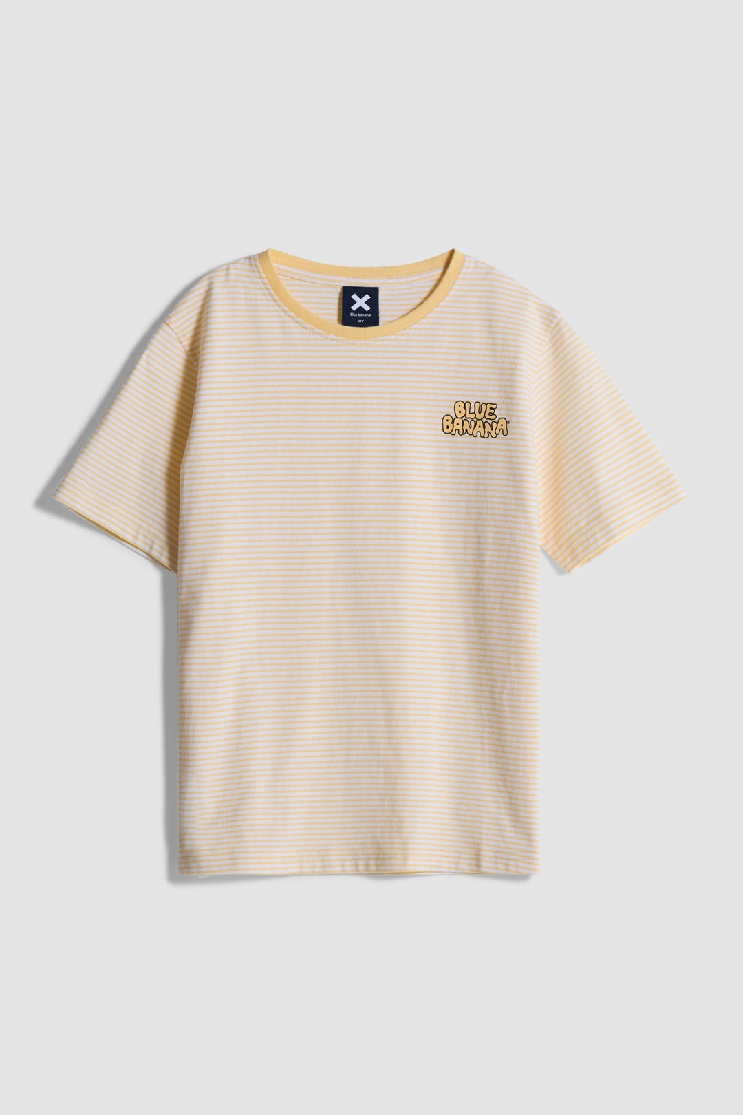 CAMISETA KIDS STRIPES LIGHT YELLOW