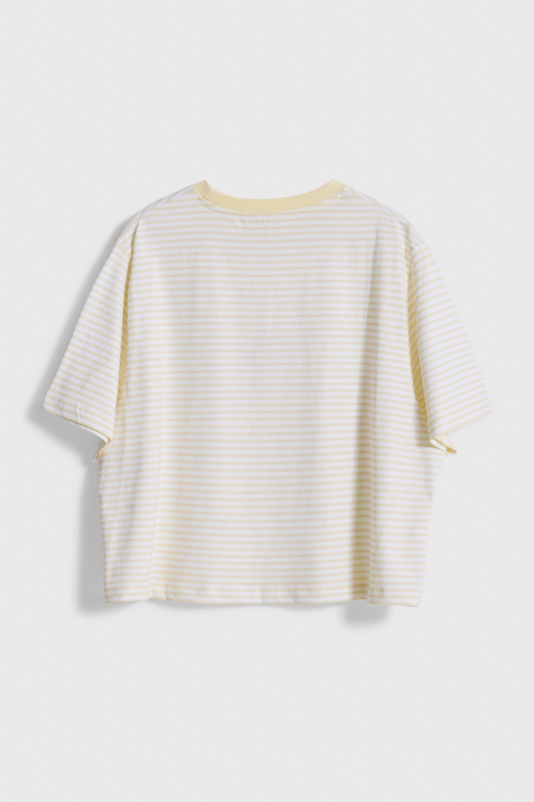 LIGHT YELLOW STRIPES WOMAN TEE