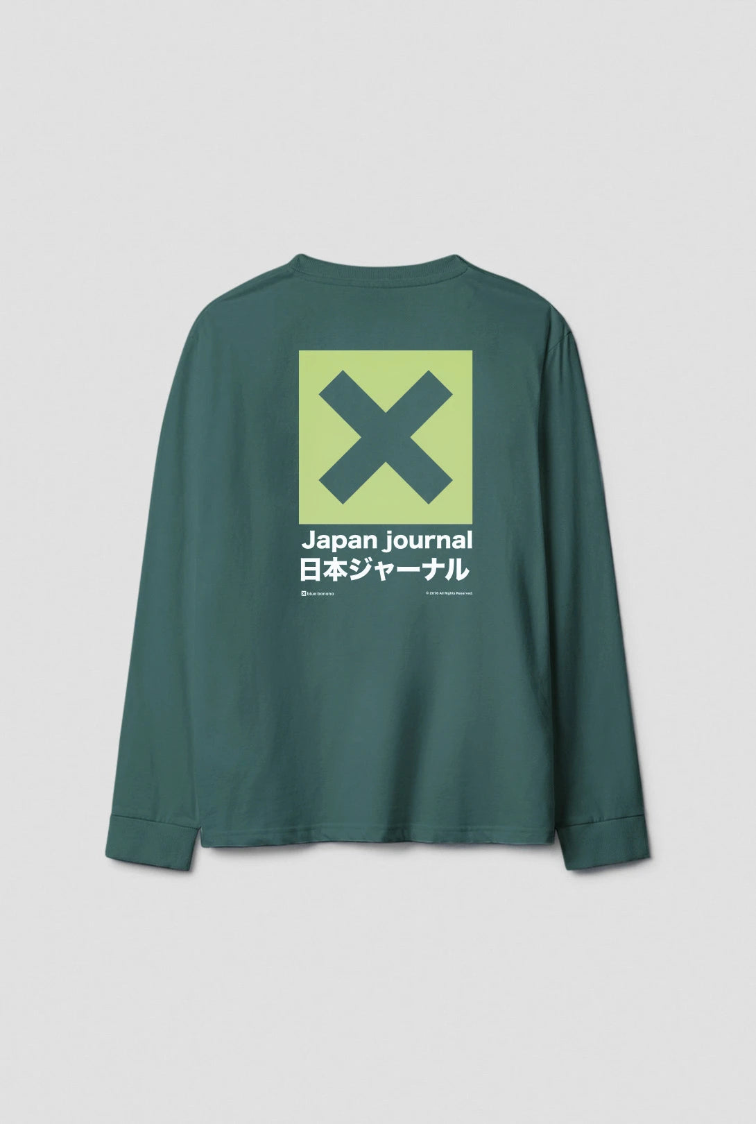 CAMISETA MANGA LARGA JOURNAL TREKKING GREEN