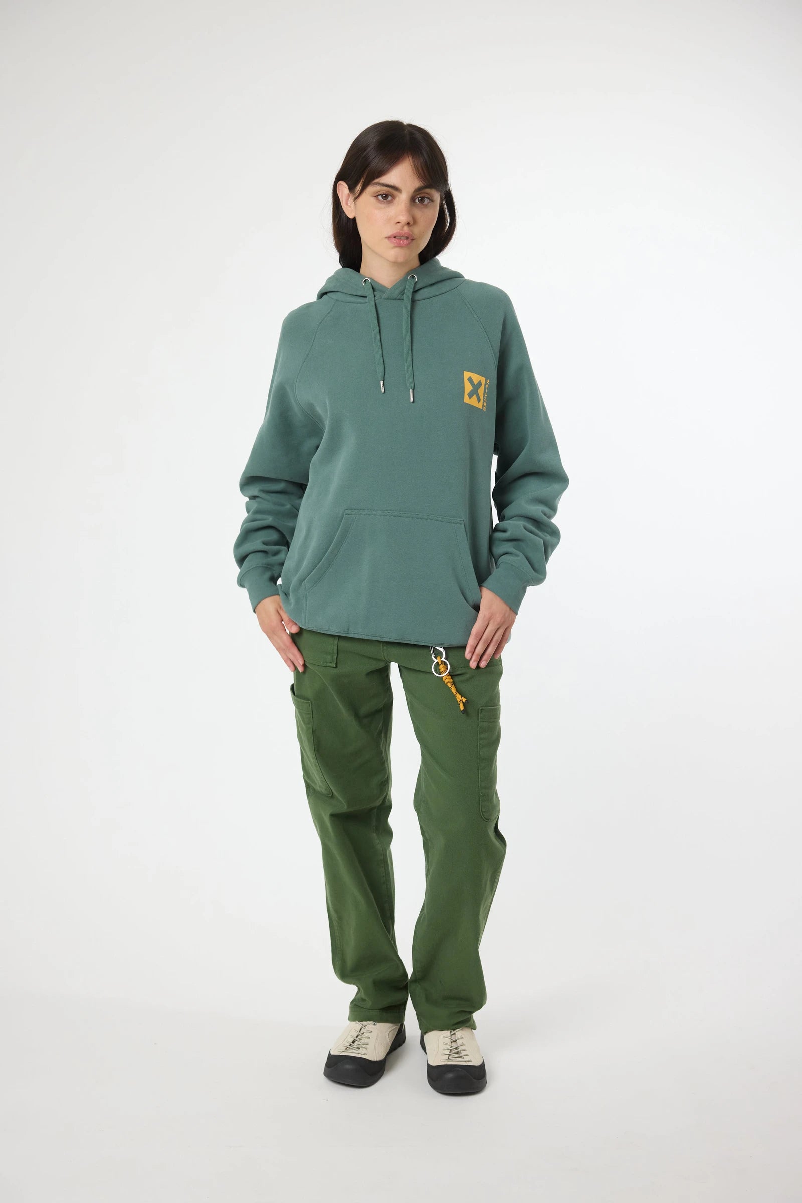 SUDADERA CON CAPUCHA NATURE TREKKING GREEN thumbnail