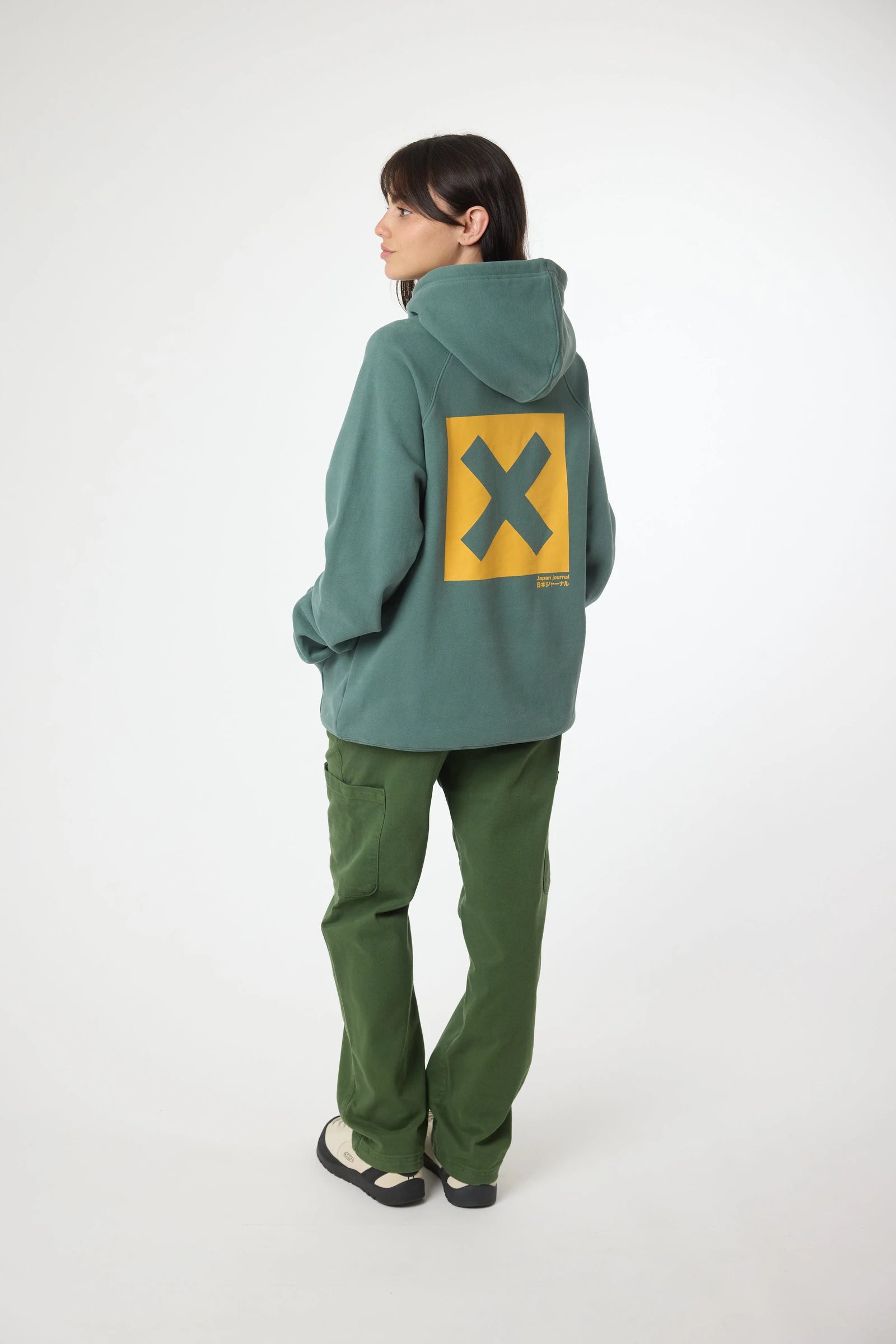 SUDADERA CON CAPUCHA NATURE TREKKING GREEN thumbnail