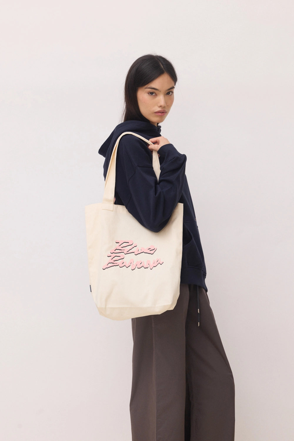 BOLSA TOTE MOVEMENT BLANCO ROTO