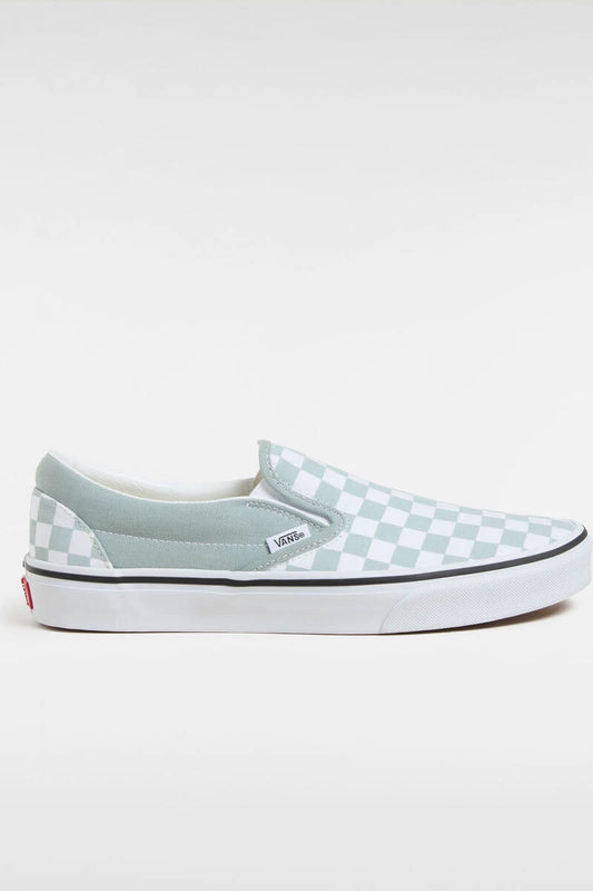 PURE GRAY CLASSIC SLIP-ON VANS SNEAKERS