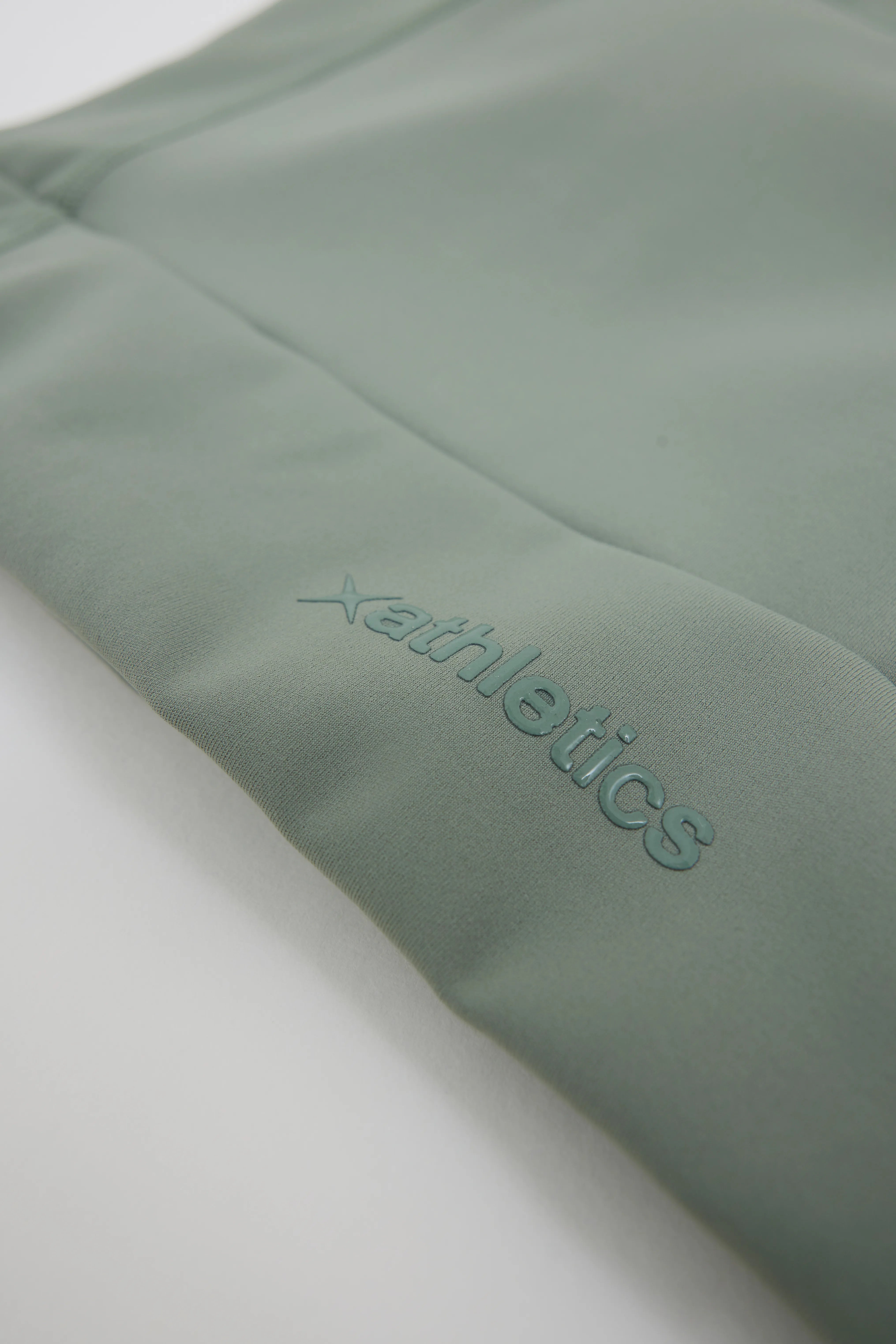 OLIVE GREEN WASHED ACTIVE WOMAN SHORT LEGGINS