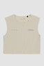 TOP TANK MUJER TRAIN WASHED BEIGE