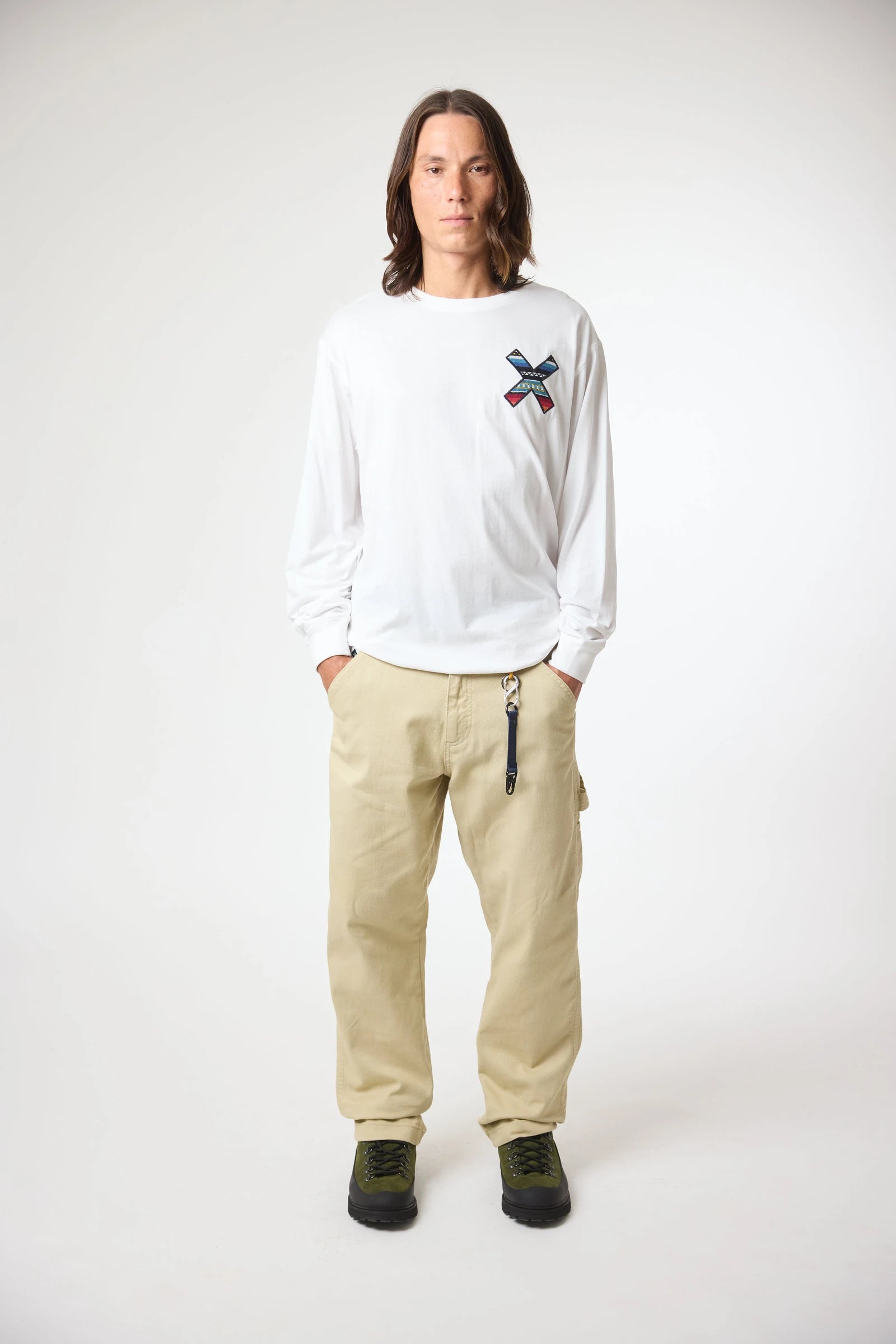 CAMISETA MANGA LARGA CLASSIC BLANCA thumbnail