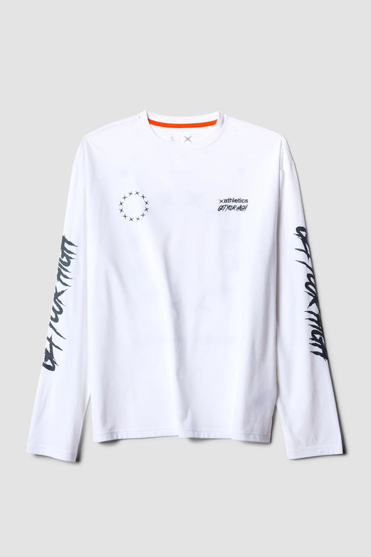 CAMISETA MANGA LARGA CLUB BLANCA