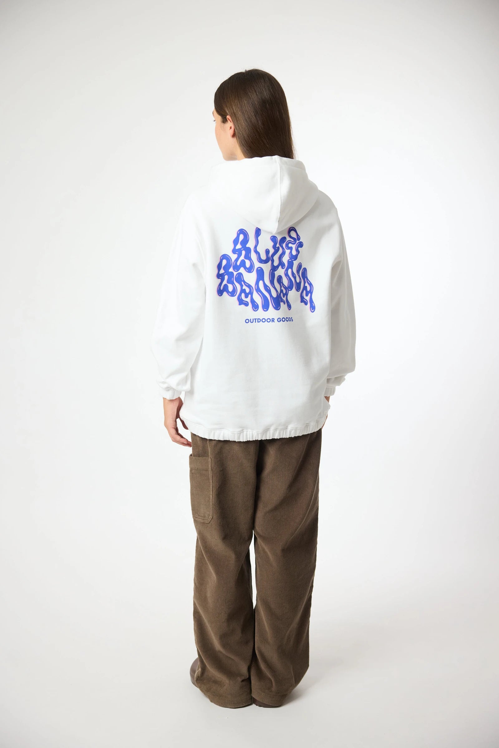 SUDADERA CON CAPUCHA FERN BLANCA thumbnail