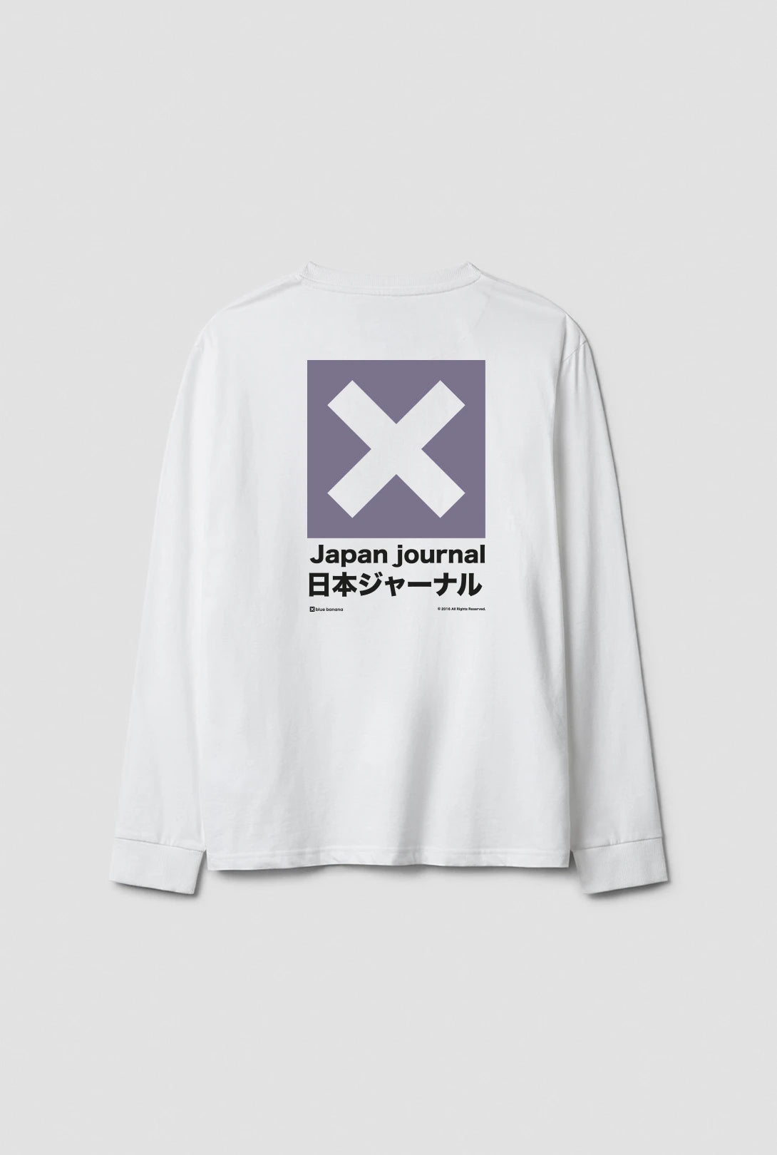 CAMISETA MANGA LARGA JOURNAL BLANCA thumbnail