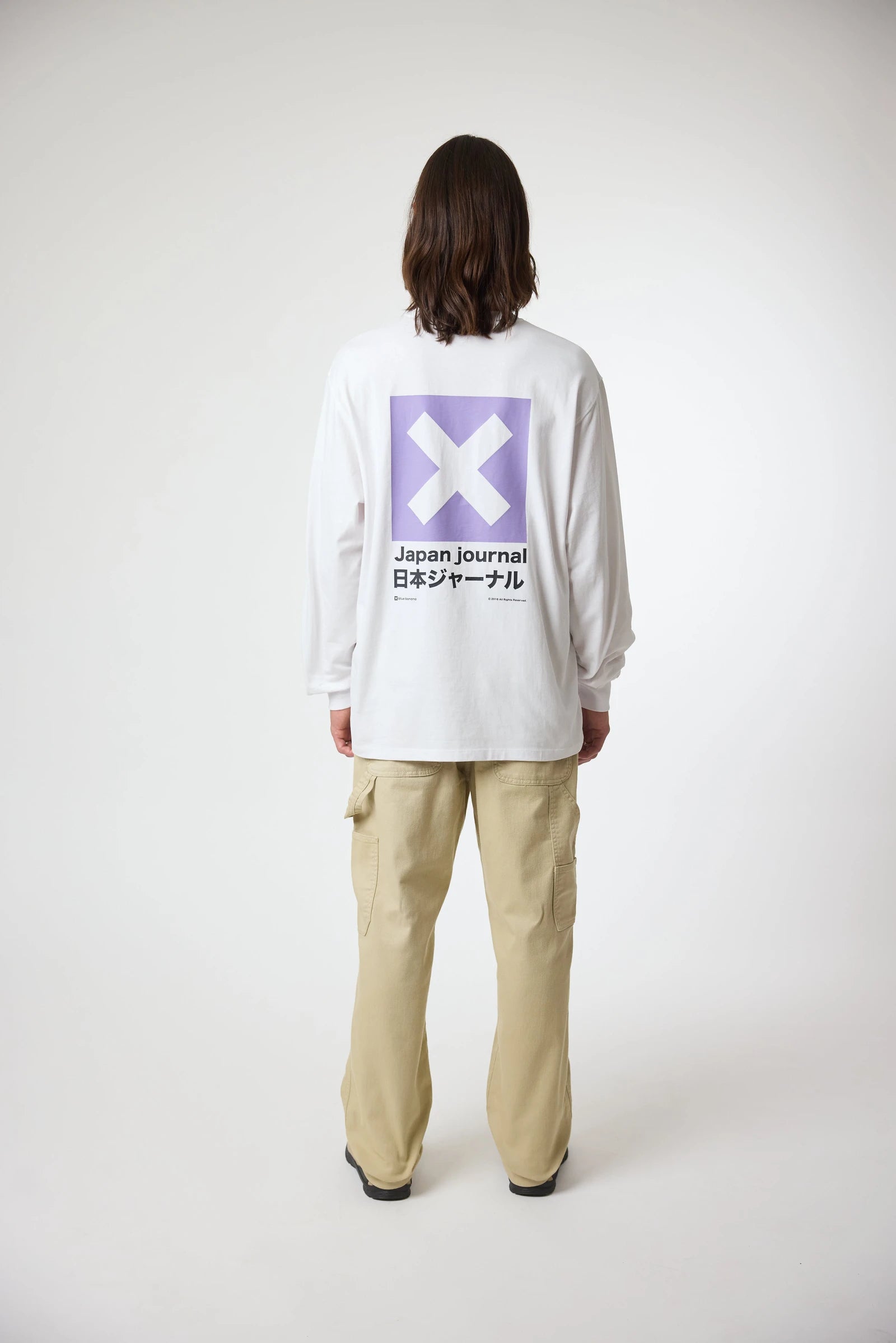 CAMISETA MANGA LARGA JOURNAL BLANCA thumbnail