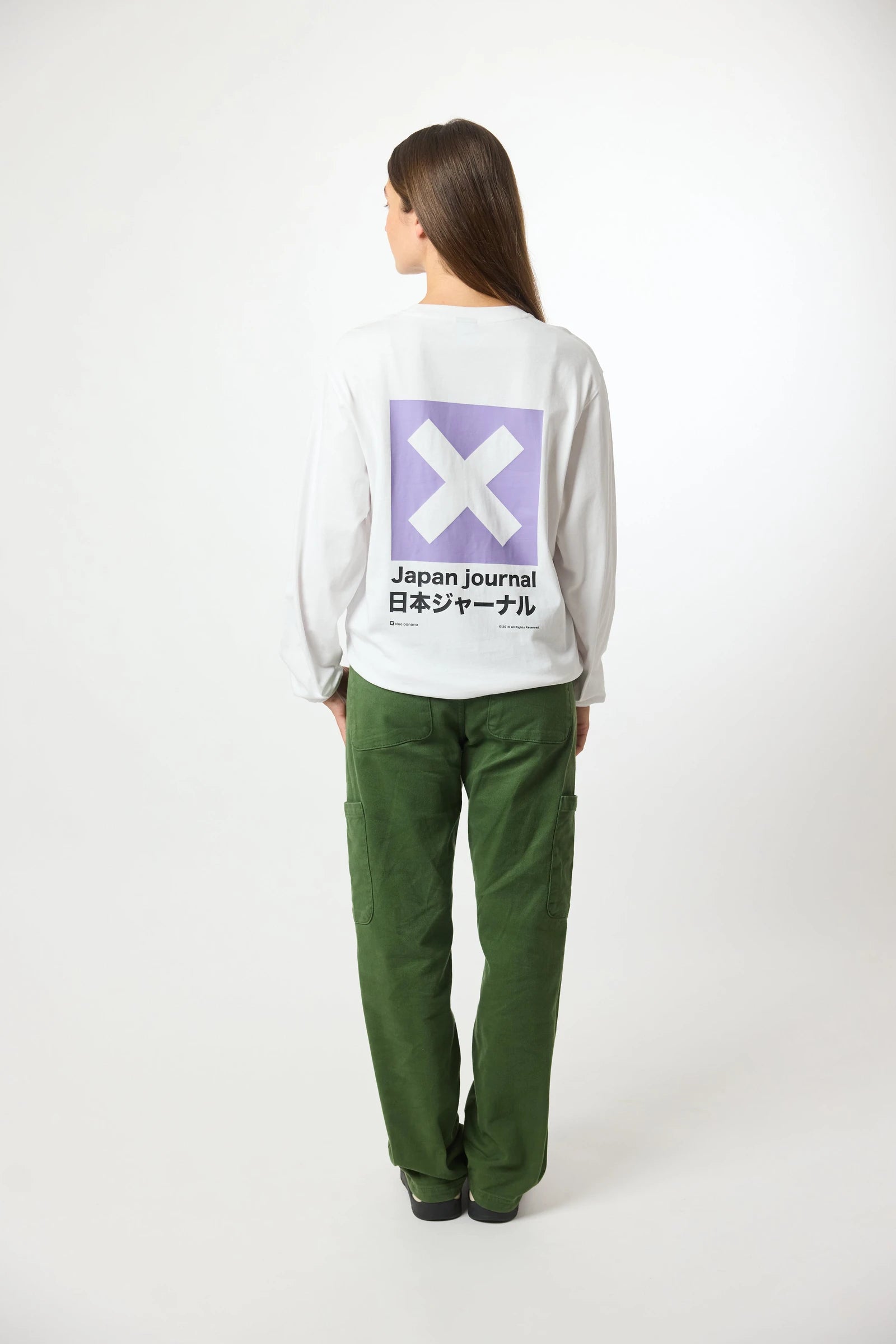 CAMISETA MANGA LARGA JOURNAL BLANCA thumbnail