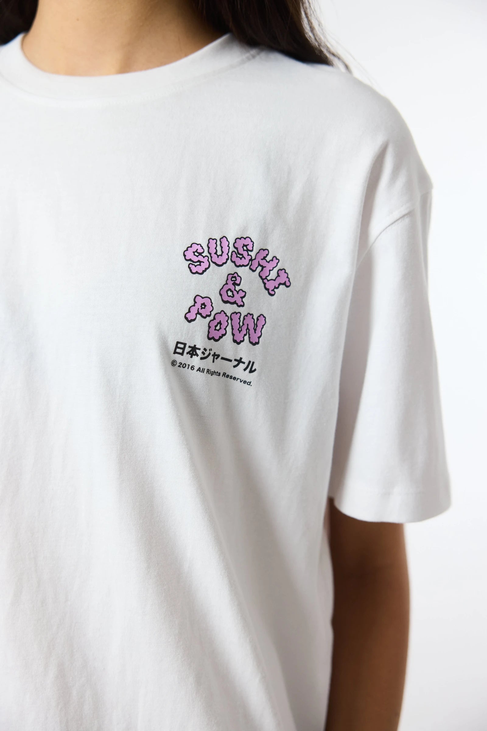 CAMISETA SUSHI & POW BLANCA