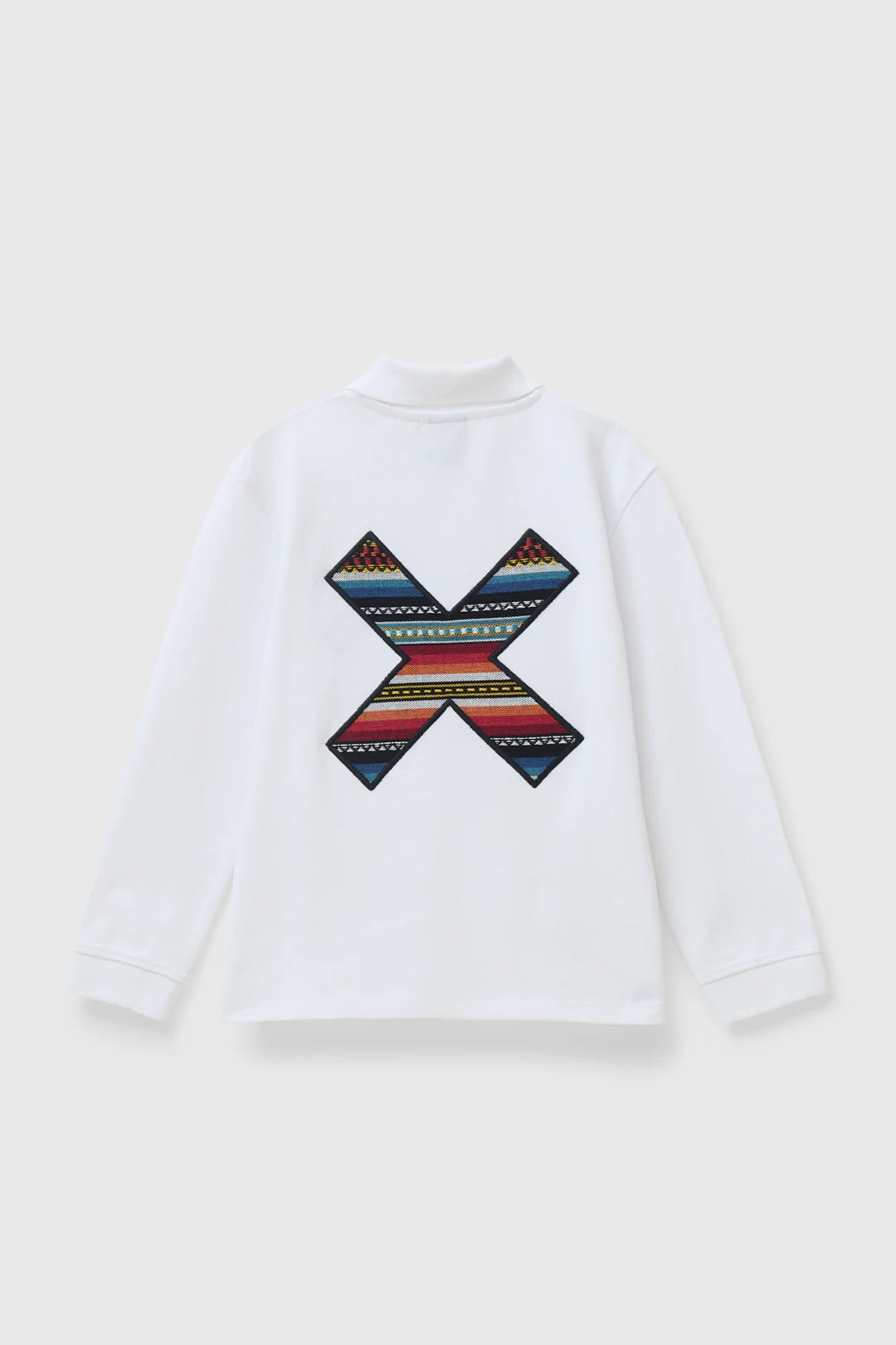 POLO MANGA LARGA KIDS CLASSIC BLANCO