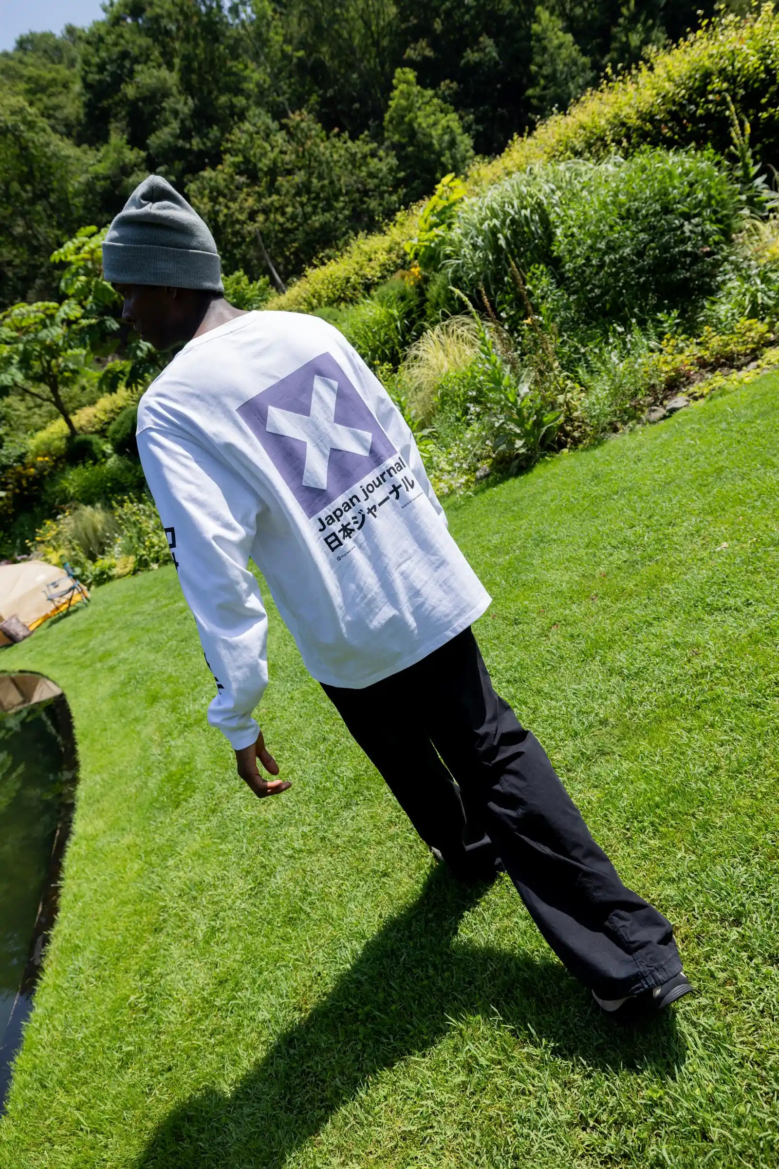 CAMISETA MANGA LARGA JOURNAL BLANCA thumbnail