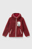 SUDADERA CON CAPUCHA POLAR KIDS BARRY WINE