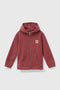 SUDADERA CON CAPUCHA FULL ZIP KIDS NATURE WINE
