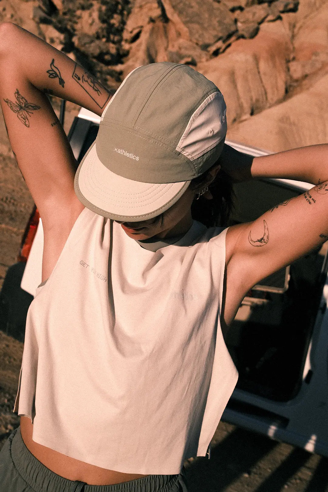 GORRA TRAIN OLIVE GREEN
