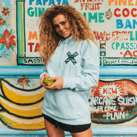 Blue shop banana hoodie